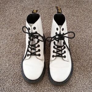 Dr Martens White Luana AW004 Combat Boots